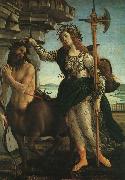 BOTTICELLI, Sandro Pallas and the Centaur f oil painting